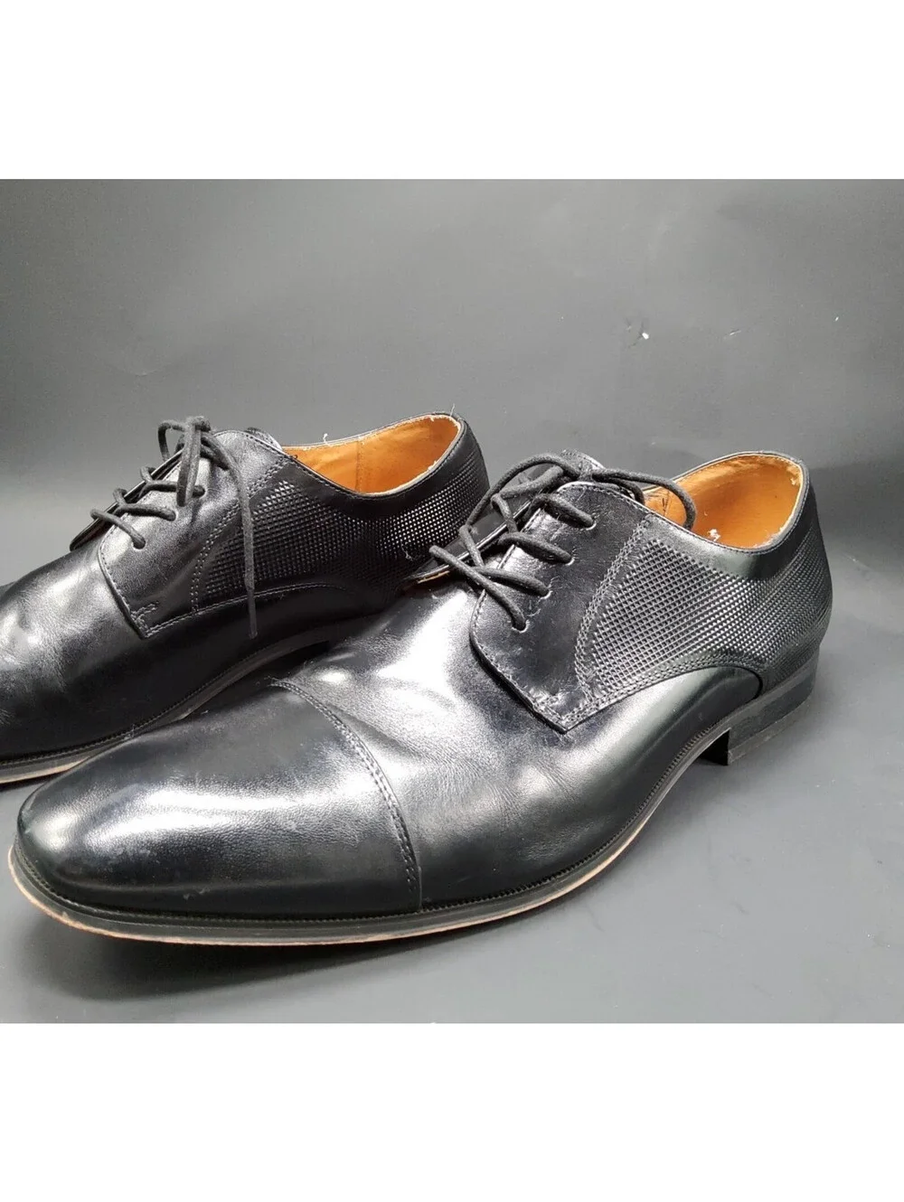 Florsheim Shoes Calipa Cap Toe Oxfords Men's Sz 11.5 Medium (D) Black